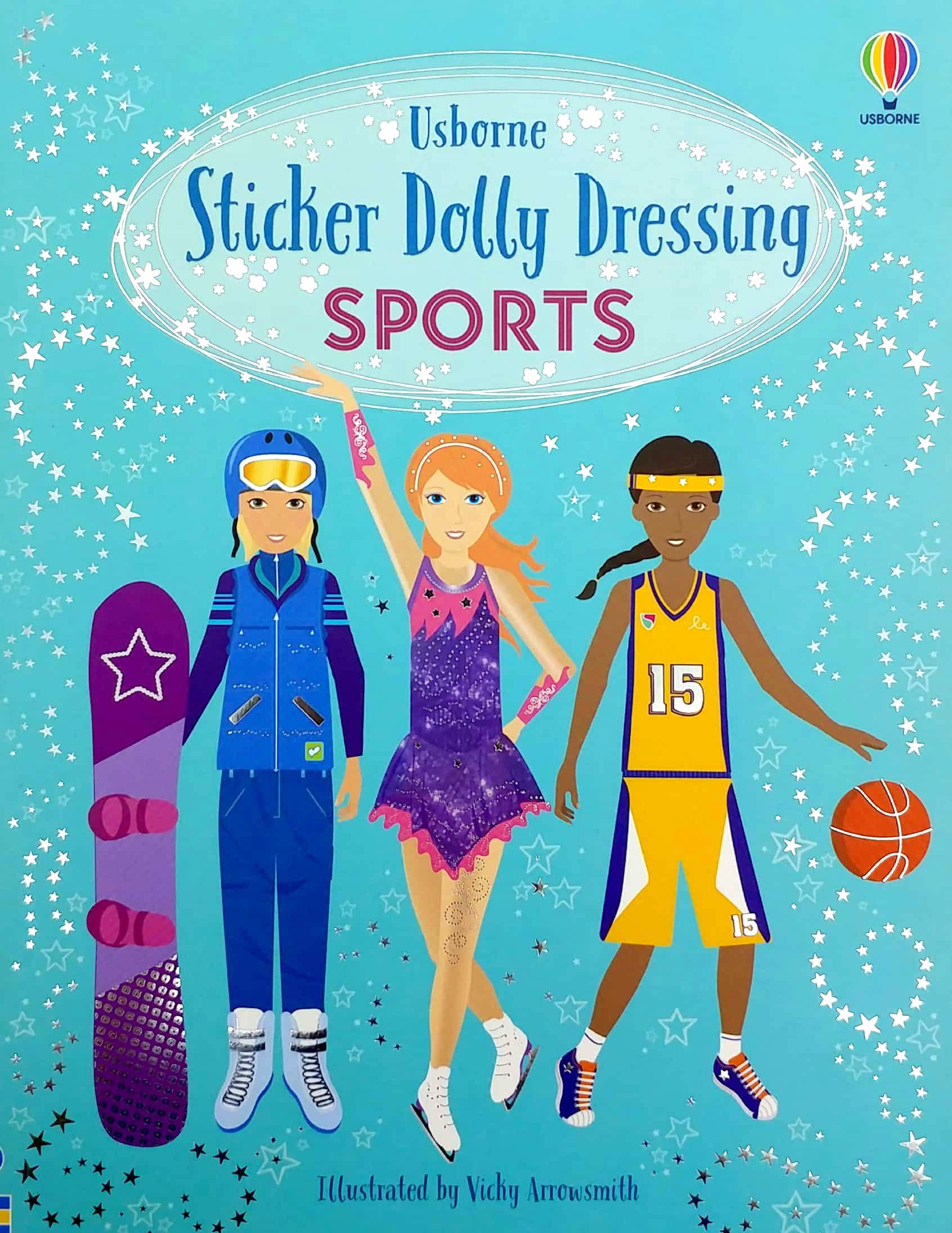 Sticker Dolly Dressing Sports