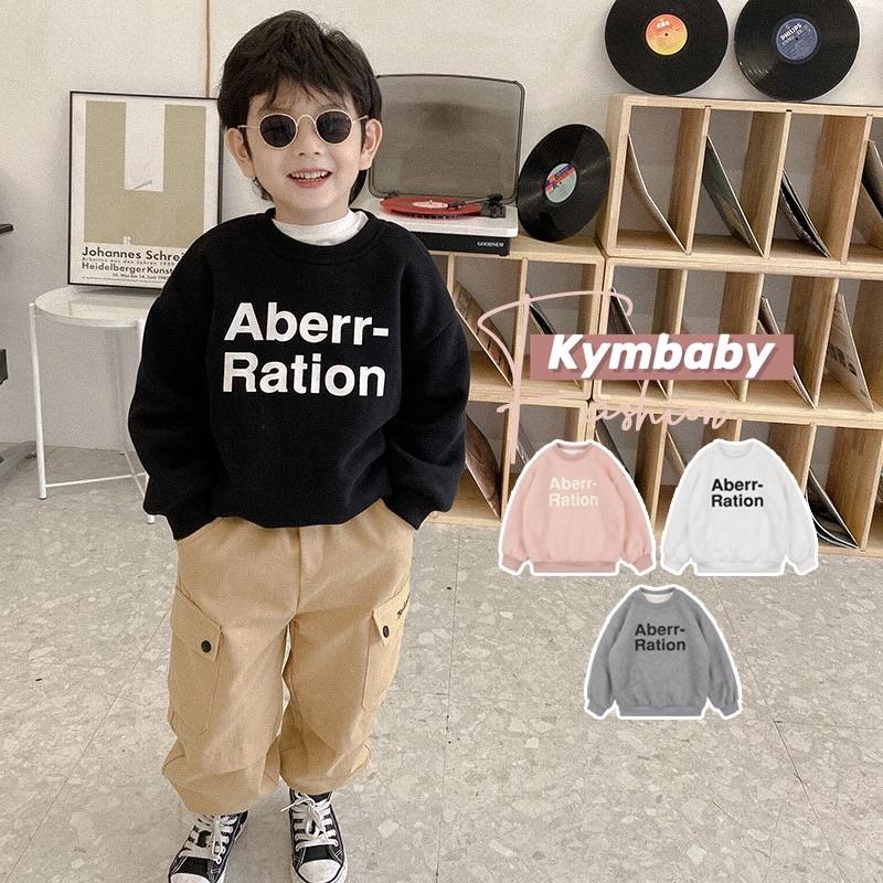 Áo sweater lót bông Aberr dễ thương cho bé A626