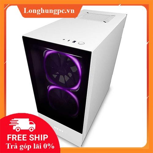 Vỏ case NZXT H510 Elite (Mid Tower/Màu Trắng)