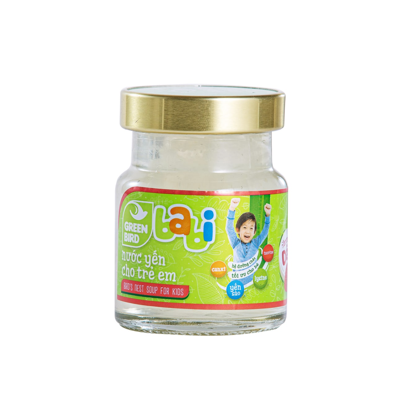 Green Bird - Babi Nước Yến Cho Trẻ Em Hương Dâu - Hũ Đơn (72g)