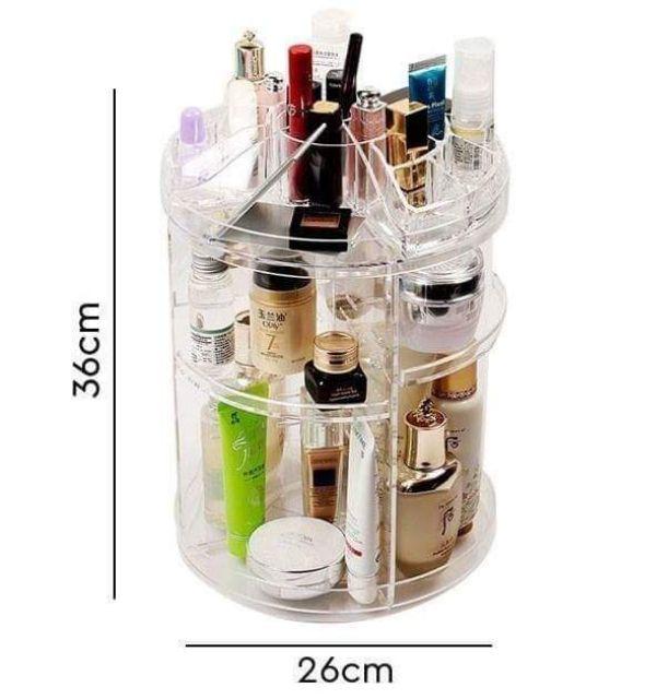 Kệ mỹ phẩm xoay 360°