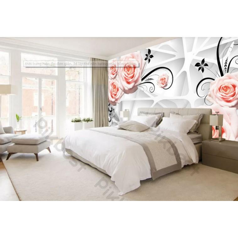 Tranh dán tường Tranh 3d dán tường phòng khách phòng ngủ hiện đại 18ms790032