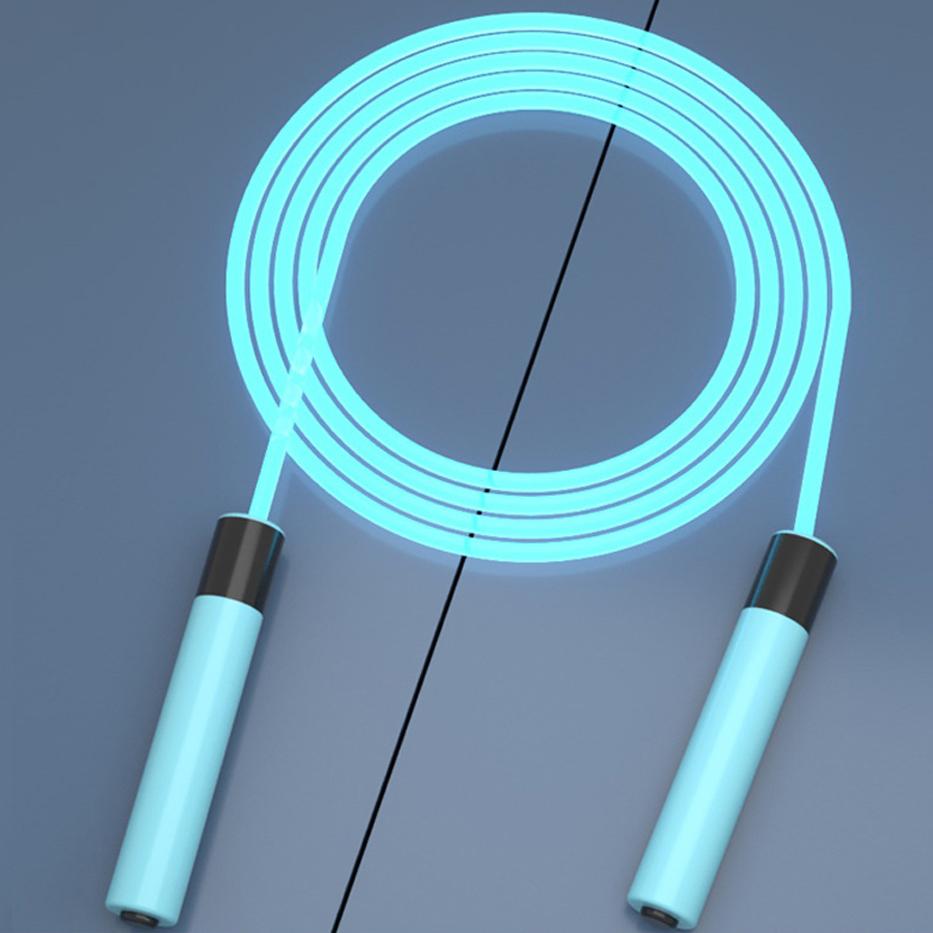 Phát Sáng Bỏ Qua Dây Có Thể Điều Chỉnh Độ Dạ Quang Ban Đêm Dây Nhảy Tập Thể Dục LED Sáng Bỏ Qua Dây Tập Thể Dục Tập Thể Dục Tại Nhà Thon Gọn Cơ Thể