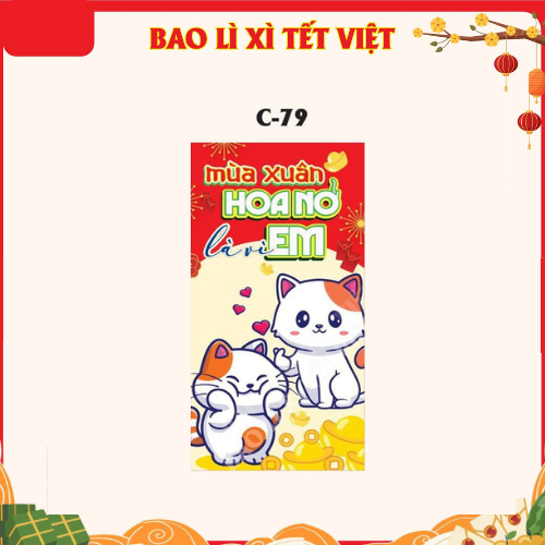 Bao Lì Xì 2023 Set 10 cái - C79