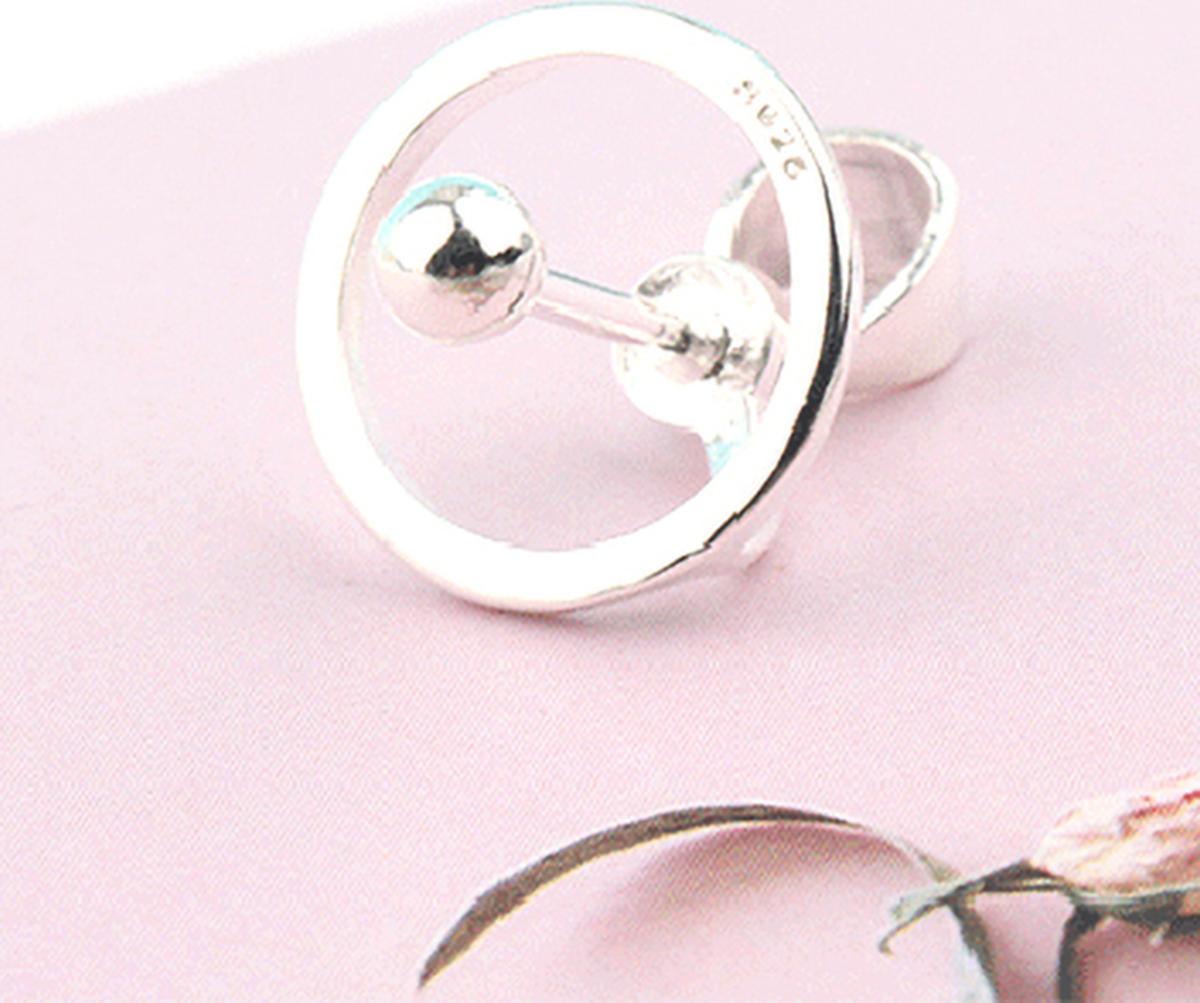 Combo 2 cái charm bạc làm mặt dây chuyền gắn hạt  đá tròn hình chuông doremon - Ngọc Quý Gemstones