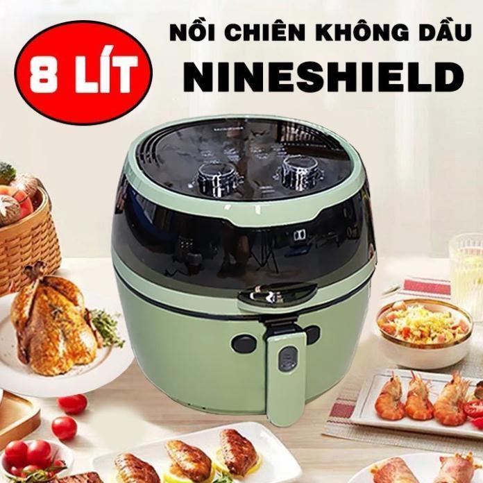 Nồi chiên không dầu 8L , Thiết Kế Hiện Đại, Giúp Bạn Và Gia Đình Thưởng Thức Những Món Rán, Quay Thật Thơm Ngon