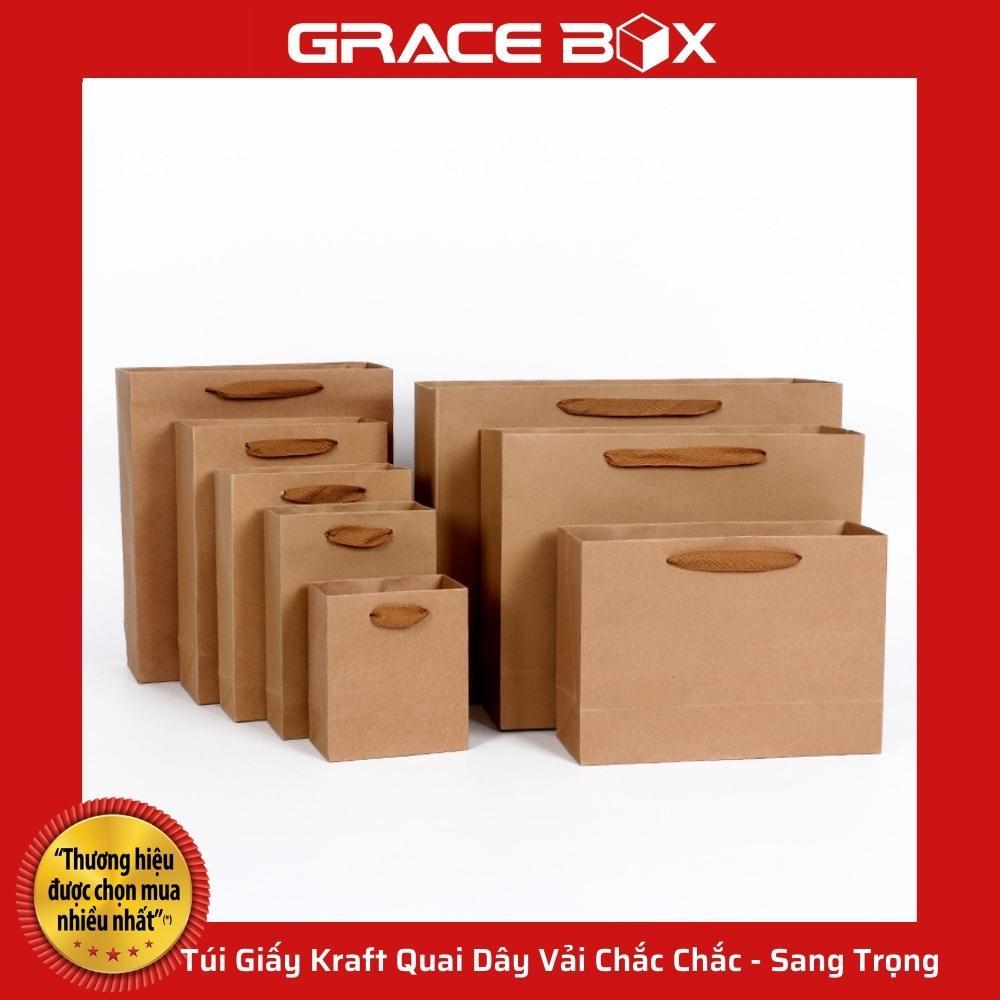 Túi Giấy Kraft Quai Dây Vải Chắc Chắc - Sang Trọng