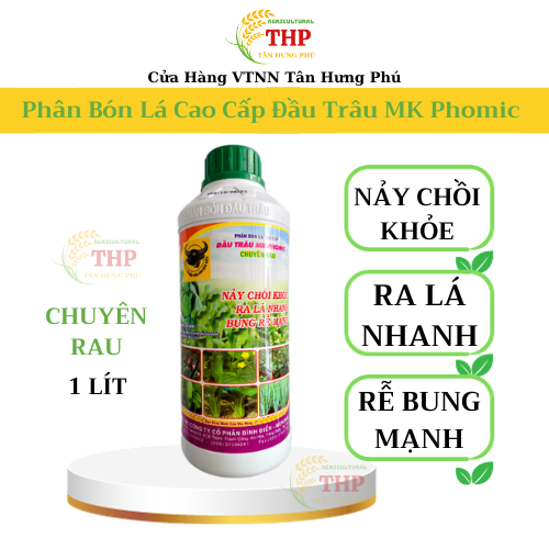 Phân bón Đầu trâu MK Phomic 10-5-5 | Phân bón Chuyên Rau | chai 1 lít