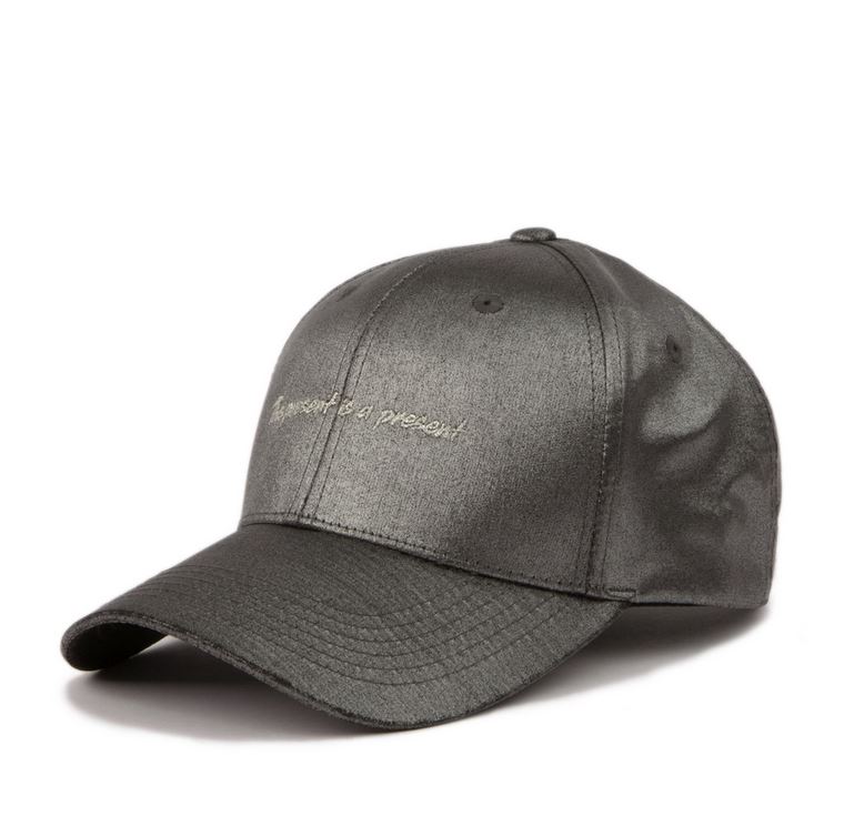 PREMI3R Mũ lưỡi trai ballcap PRESENT PEARL silver Mũ lưỡi trai phong cách hàn quốc nón thương hiệu chính hãng