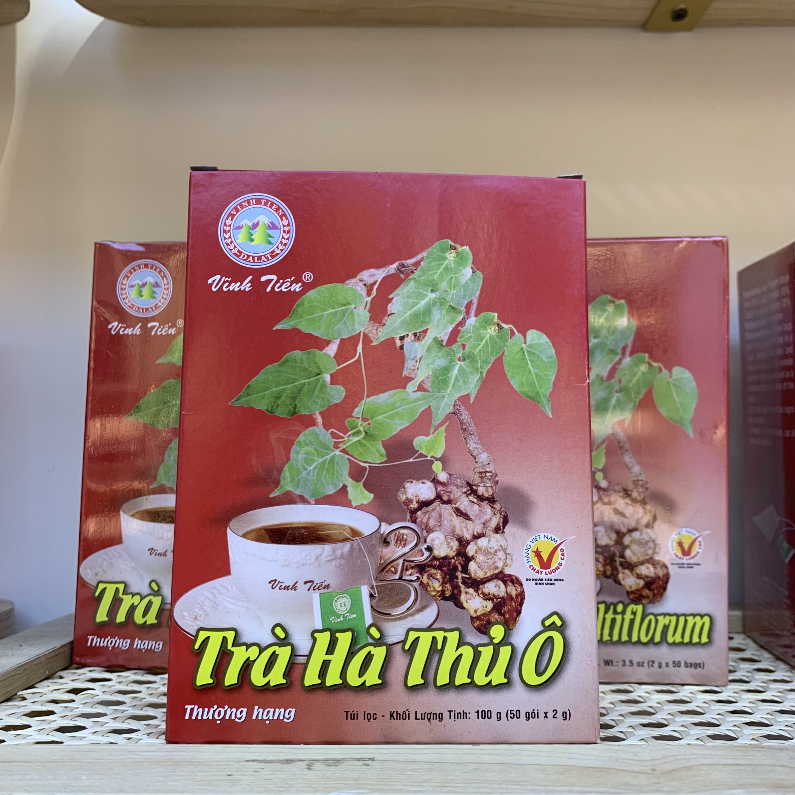 Trà Túi Lọc Hà Thủ Ô - Giảm tình trạng tóc bạc sớm, tóc khô xơ, gãy rụng