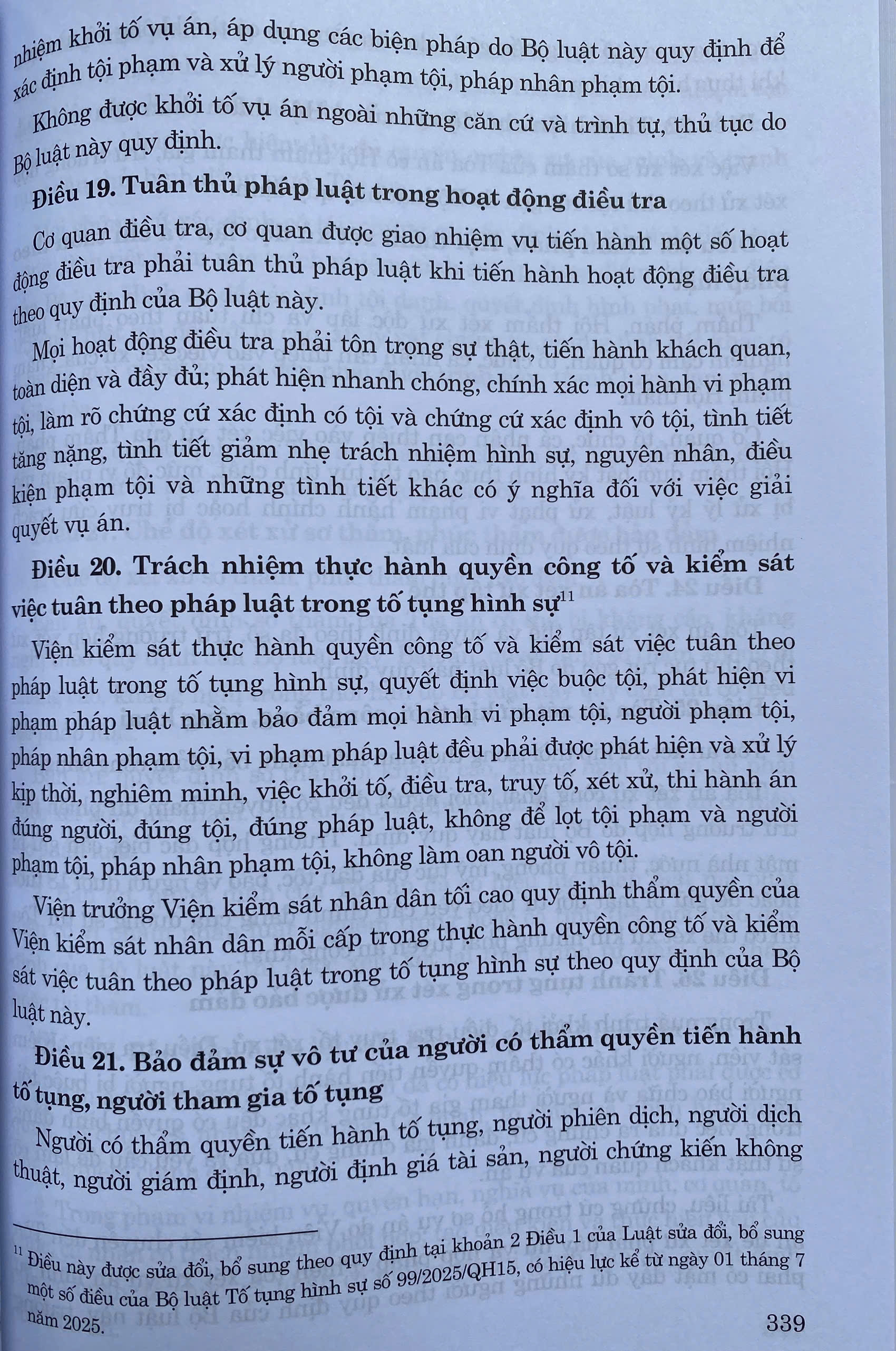 Bộ Luật Hình Sự, Bộ Luật Tố Tụng Hình Sự ( Sửa Đổi, Bổ Sung Năm 2025 )