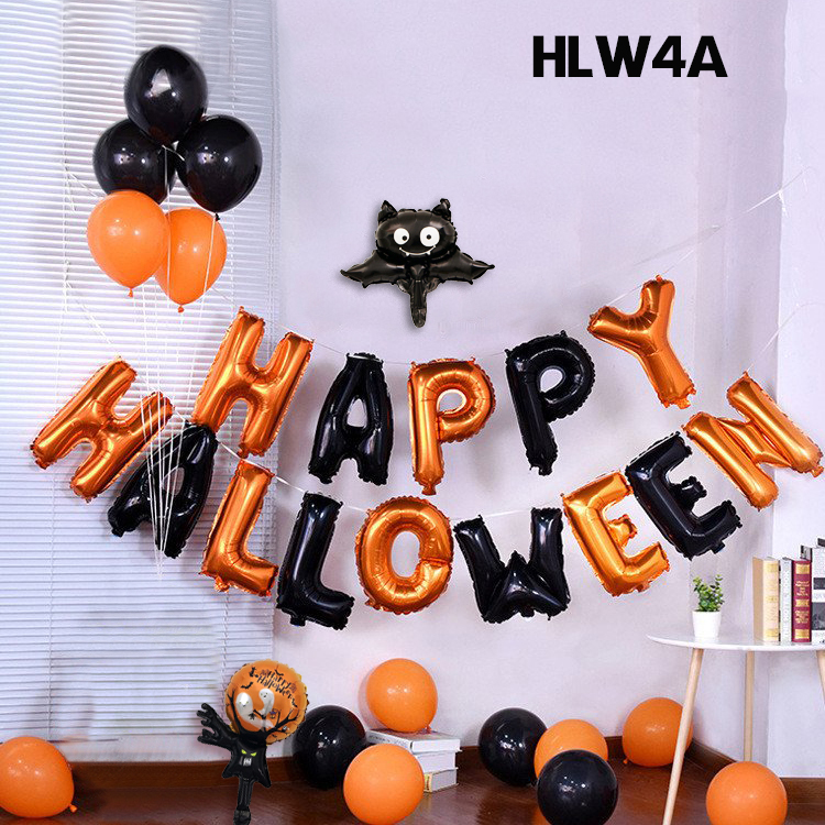 Sét bong bóng trang trí lễ hội Halloween nhiều mẫu