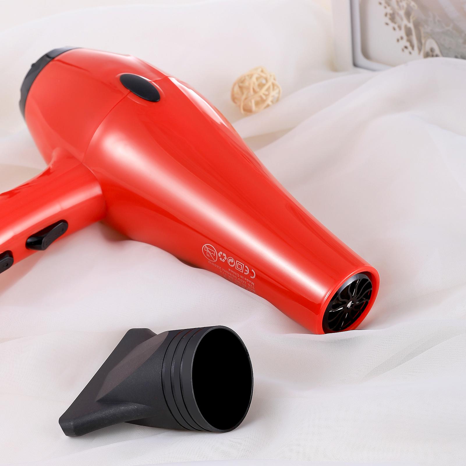 Máy sấy tóc chuyên nghiệp 2200W với Động cơ DC mạnh mẽ và nhẹ với vòi phun cô đặc