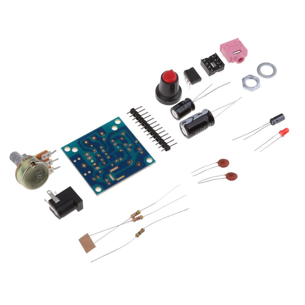 LM386 Siêu Mini Khuếch Đại Công Suất PCB Bảng Module DIY Bộ 3 V-12 V Tụ Điện