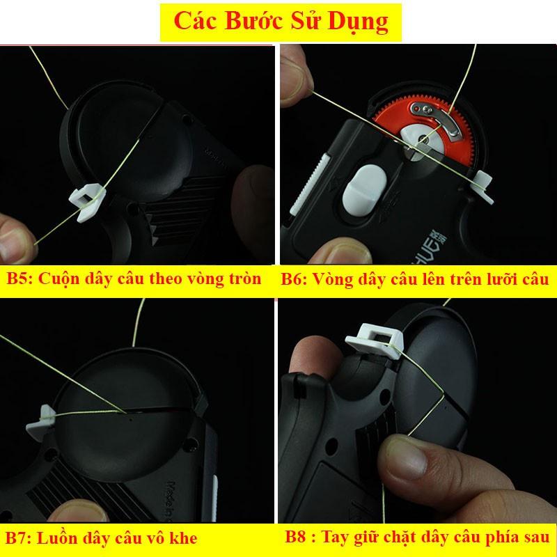 Máy Buộc Lưỡi Câu Cá LINNHUE Dụng Cụ Buộc Lưỡi Câu Đài Tiện Dụng DCC11