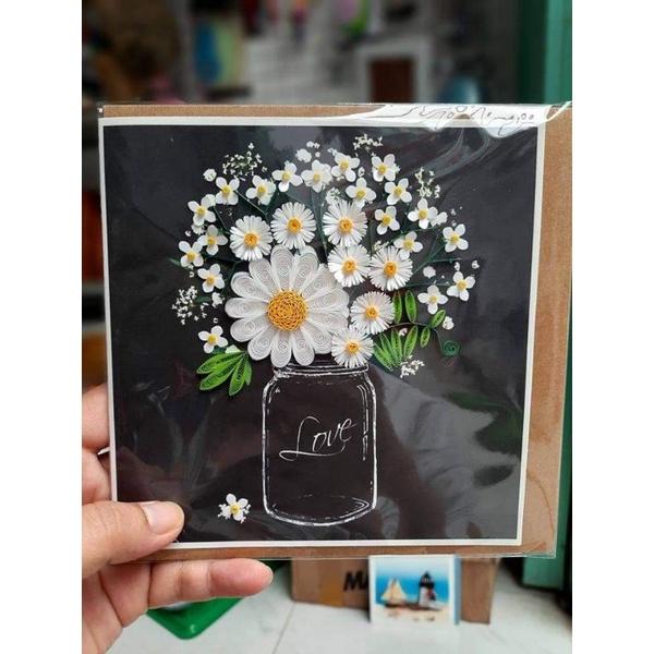 THIỆP CÚC HỌA MI