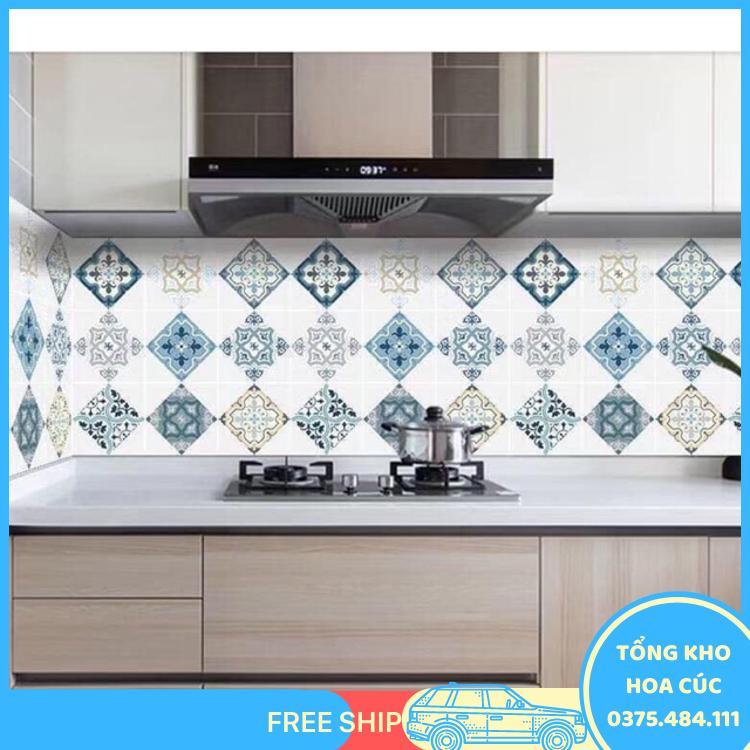 Giấy Decal Bếp Hoa Văn, Dán Tường Trang Trí, Dán Nhà Bếp - Vận Chuyển Miễn Phí Toàn Quốc