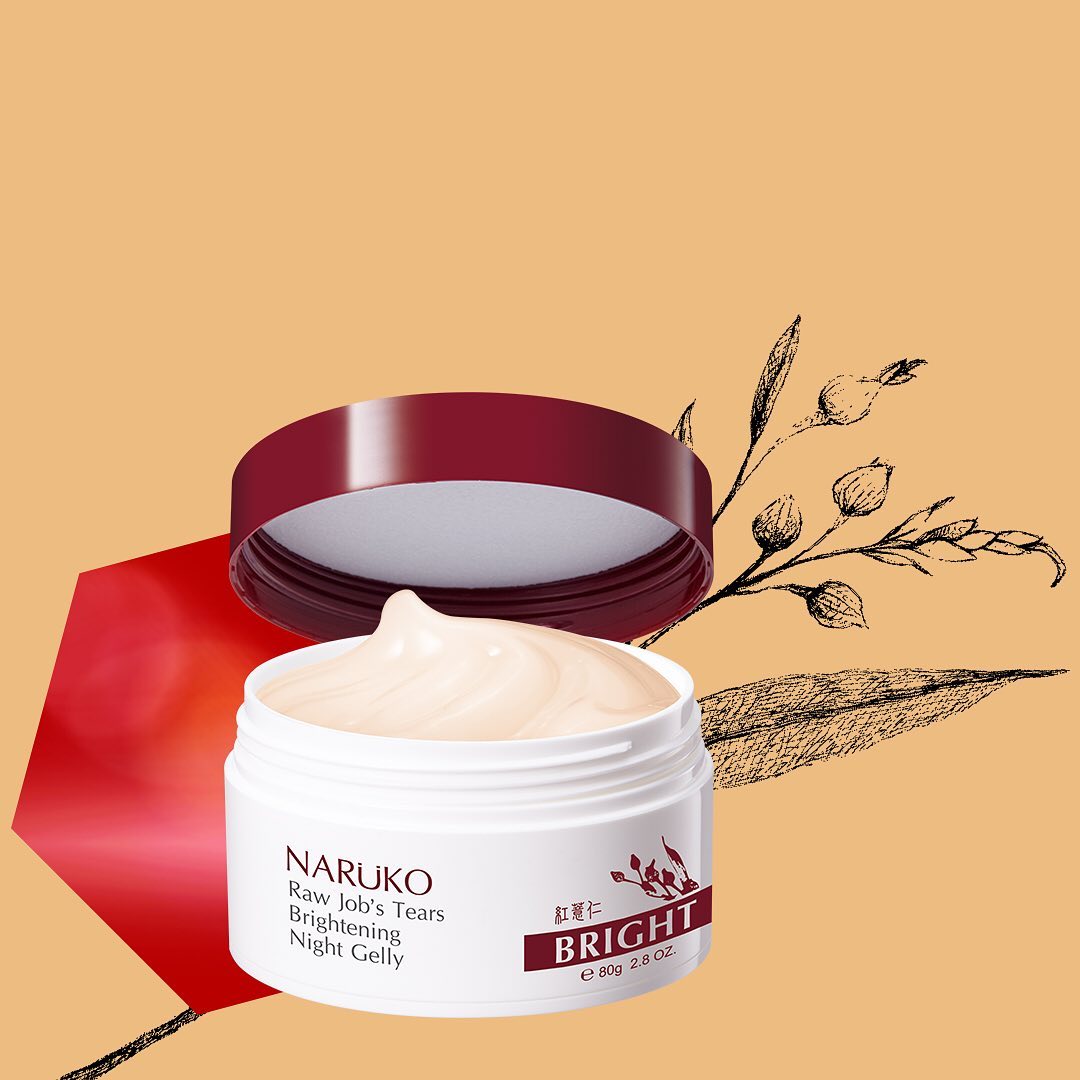 Naruko – Ý dĩ nhân đỏ sáng da (mới) – Mask ngủ – Raw Job’s Tears Brightening Night Gelly