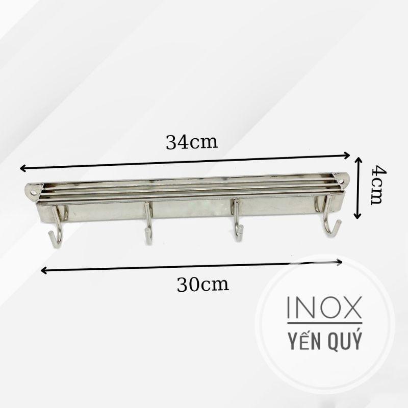 INOX304 Gài dao inox có móc cao cấp chống gỉ - Gài dao Inox có móc treo muỗng thìa