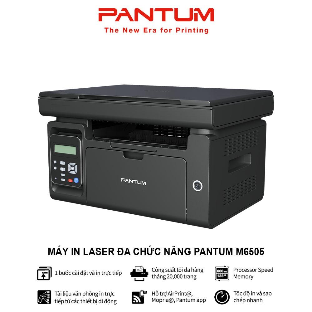 Máy in Laser đa chức năng PANTUM M6505, in đen trắng, tốc độ cao, scan, photocopy, khổ giấy A4
