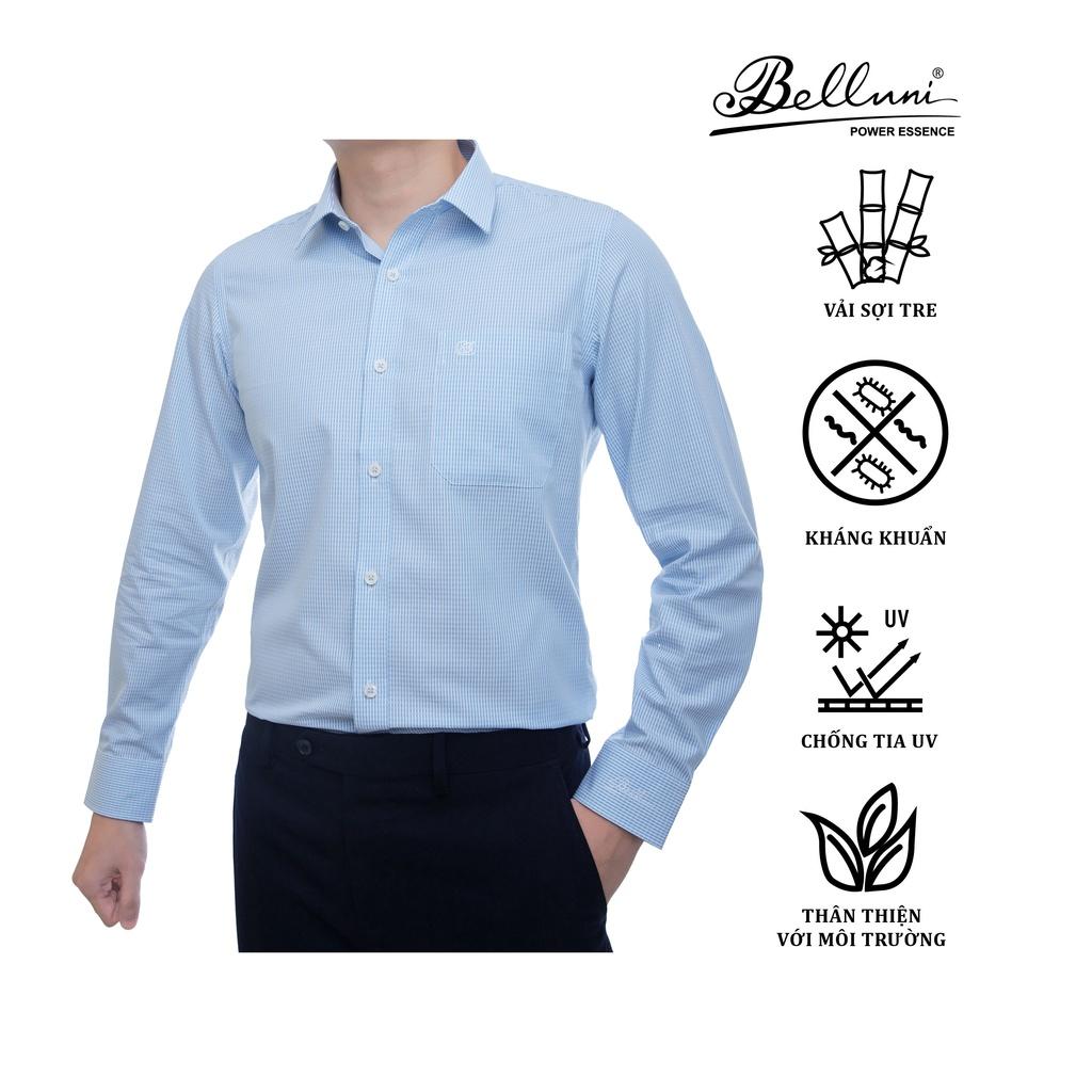 Áo sơ mi nam dài tay BELLUNI chất tencel chống tia UV thoáng mát - ABD.BNT.BE.161.B6