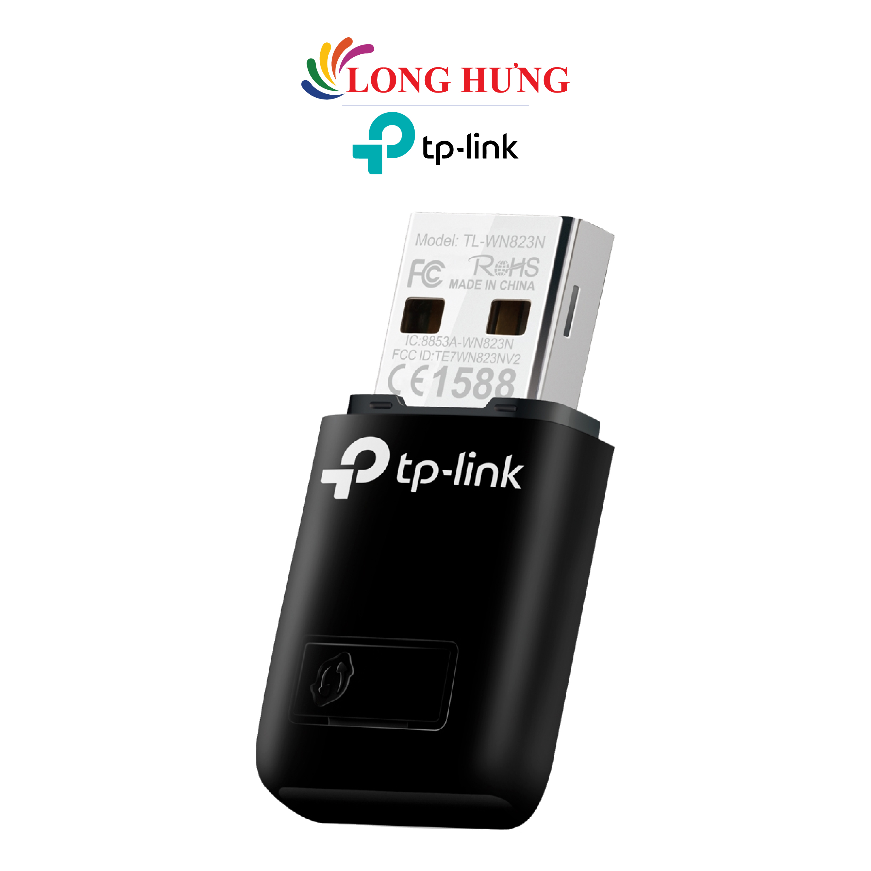 USB Wi-Fi TP-Link Mini Wireless chuẩn N 300Mbps TL-WN823N - Hàng chính hãng