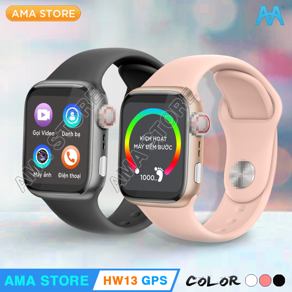 Đồng hồ Thông minh Trẻ em Học sinh Tiểu học, THCS, THPT Chống nước Gắn sim Định vị GPS, Wifi Smart Watch AMA HW13 Hàng nhập khẩu