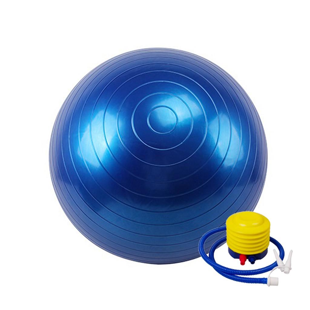 Yoga Bóng Tập Gym Yoga Cao Cấp Chống Nổ (75cm - Dày 2mm)Tăng Cường Dẻo Dai Lưng Mông Đùi