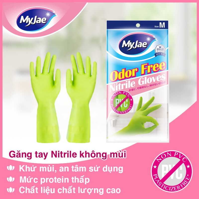 Găng tay Nitrile không mùi MyJae