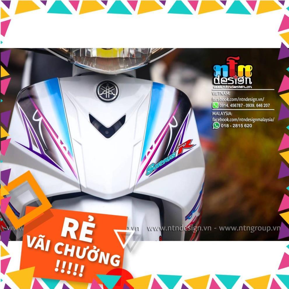 Tem Rời Sisius Mẫu Hồng Xanh Trắng