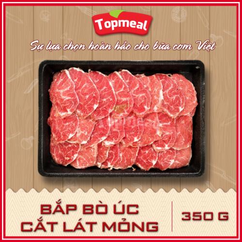 HCM - Bắp bò Úc cắt lát mỏng (350g) - Thích hợp với các món lẩu, bún, cà ri, nướng,... - [Giao nhanh TPHCM]