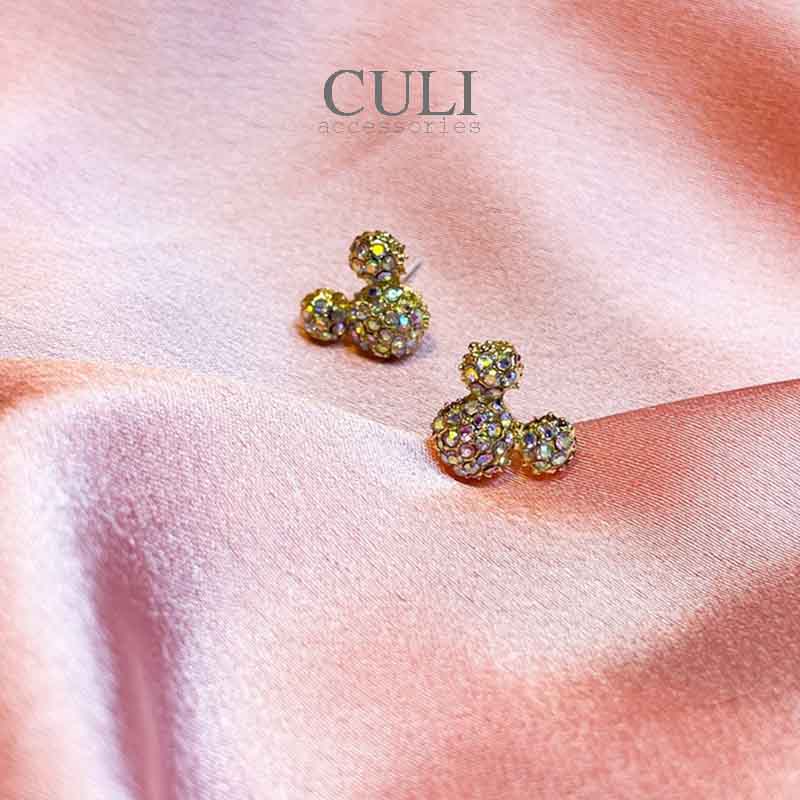 Khuyên tai, Bông tai thời trang hình đầu chuột cute HT689 - Culi accessories