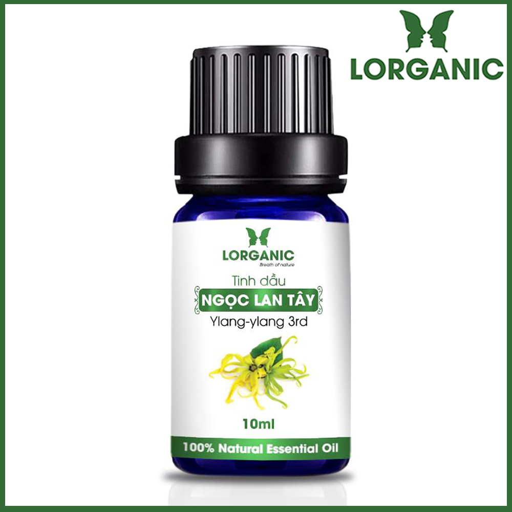 Bộ 3 Tinh Dầu Hương Hoa Lorganic: Ngọc Lan Tây + Oải Hương + Hương Thảo (10ml / Chai)