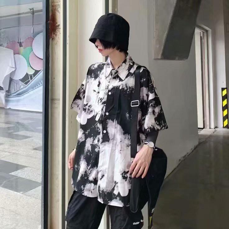 Áo Sơ Mi Ngắn Tay Họa Tiết Rằn Ri Thời Trang Dành Cho Nữ