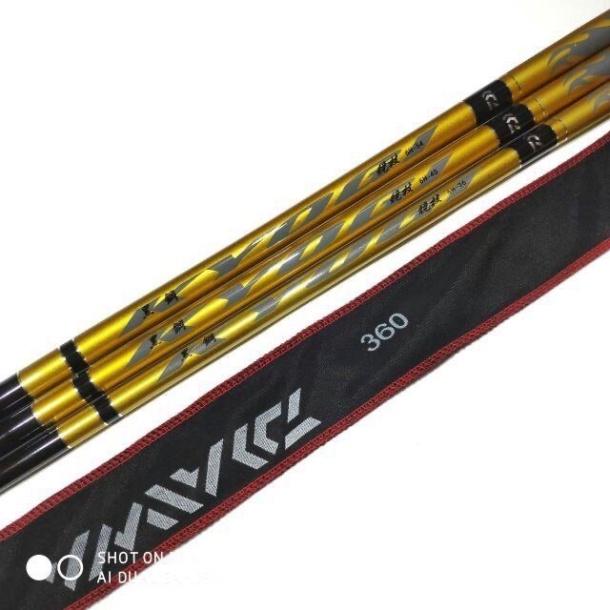 cần câu tay 6H dài 5m4 DAIWA cần cực khoẻ y hình chính hãng