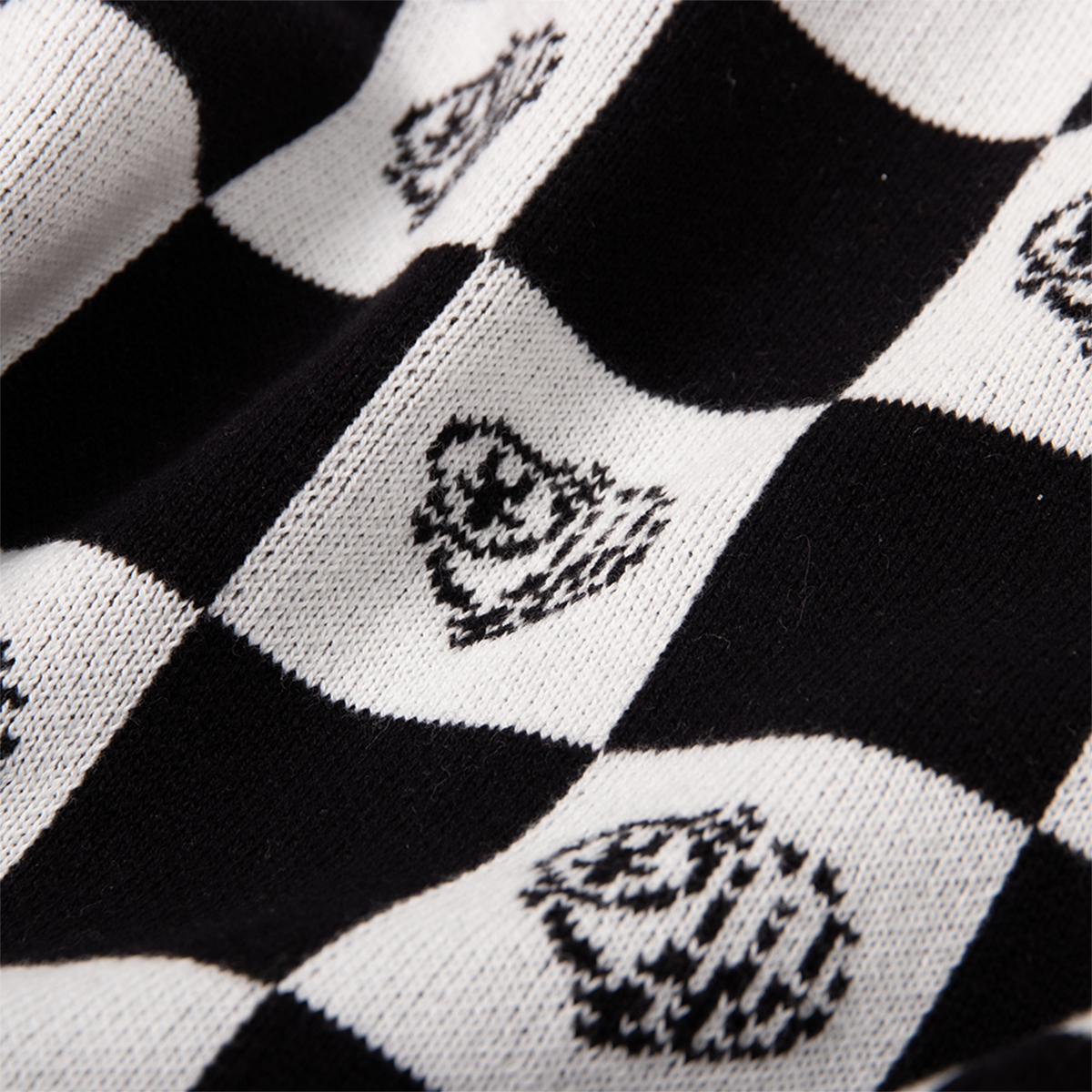 DirtyCoins Áo khoác Checkerboard Knit Cardigan