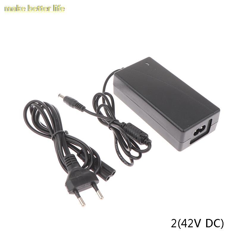 Ổ điện 42V 2A Bộ sạc bánh xe cân bằng thông minh Xe tay ga tự cân bằng Hover Board Power Bộ sạc pin phích cắm EU Màu sắc: như hình ảnh