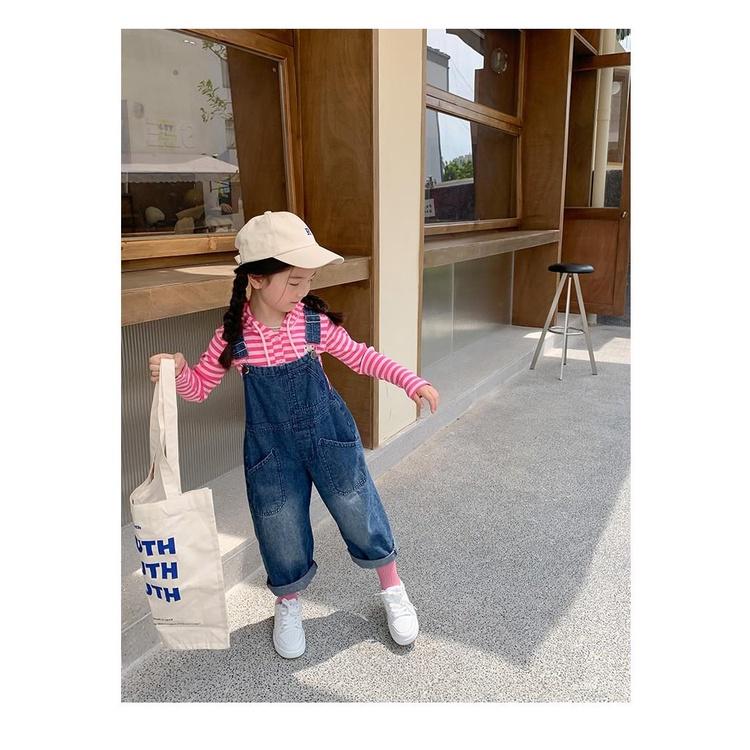 TA131 Yếm JEAN cho bé 4-10T của nhà AmbbKids X005