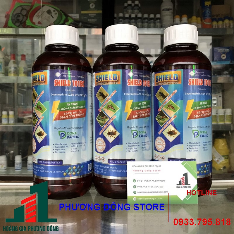 Thuốc diệt muỗi SHIELD 101EC_ CHAI 100ML(chai PET)