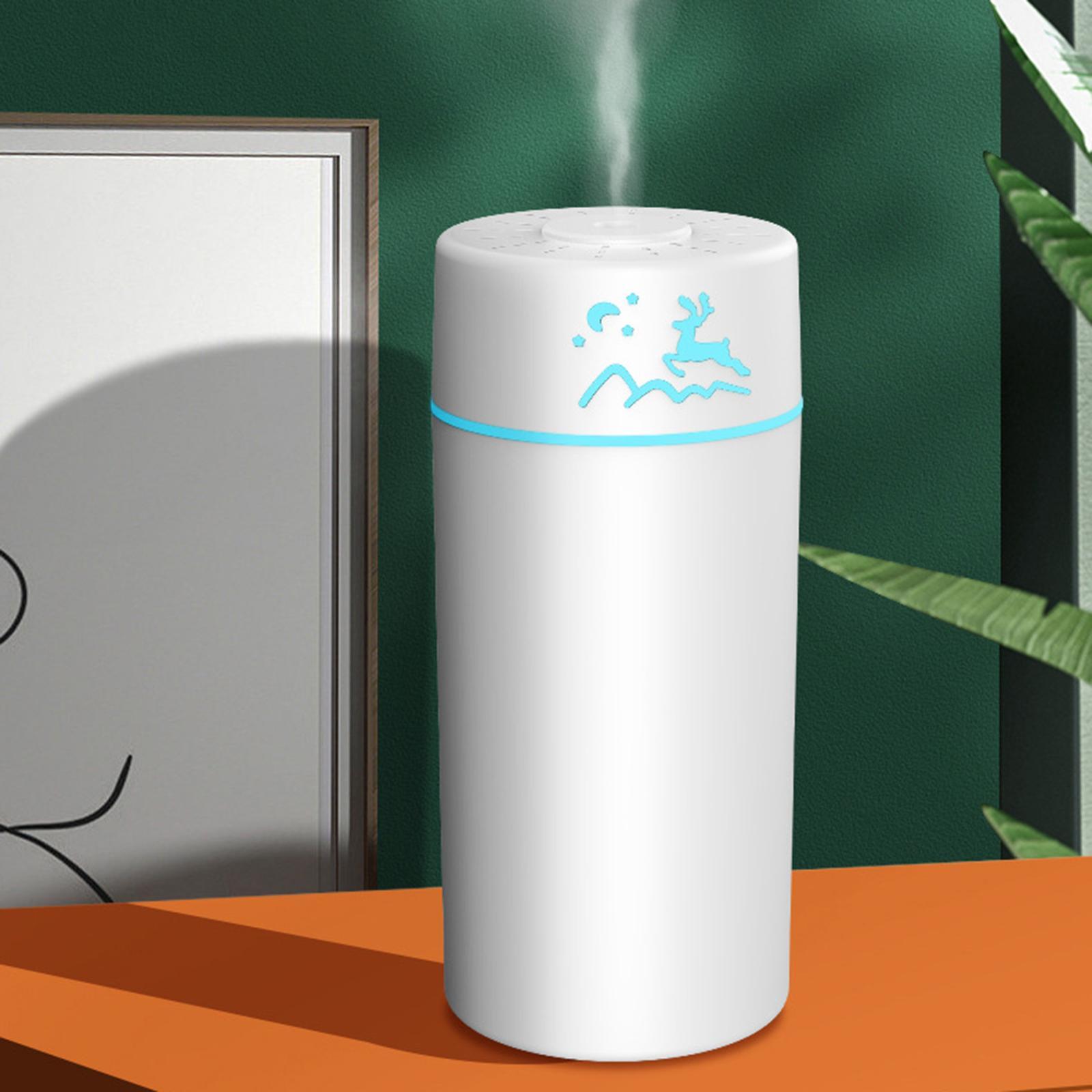 Mini Humidifier USB Desktop Humidifier for Desktop Living Room White