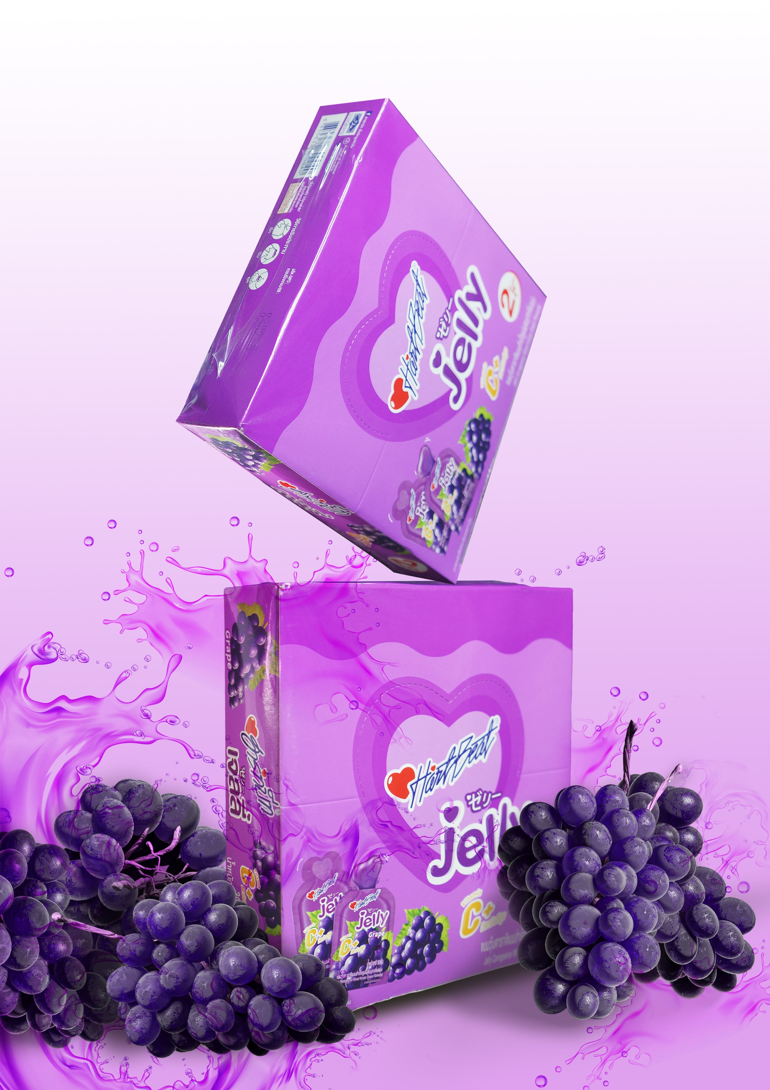 THẠCH JELLY TRÁI CÂY VỊ DÂU, NHO, COLA