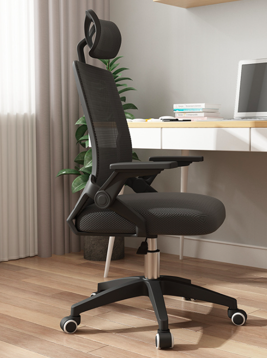 Siêu Phẩm Độc Quyền Ghế Văn Phòng Thông Minh Tay Cất Gọn AZP FURNITURE Ergonomic AZP-98723 ĐEN Style Đương Đại