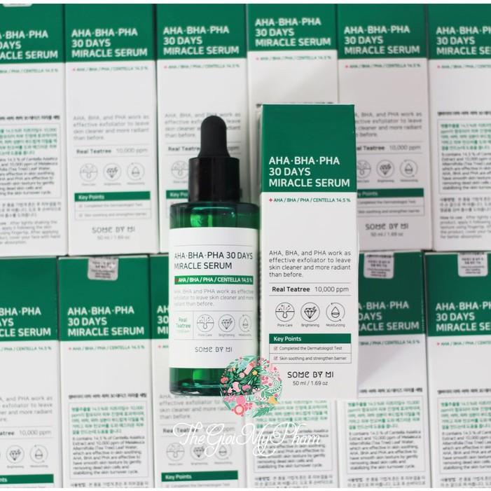 Tinh Chất Giảm Mụn Some By Mi AHA BHA PHA 30 Days Miracle Serum 50ml