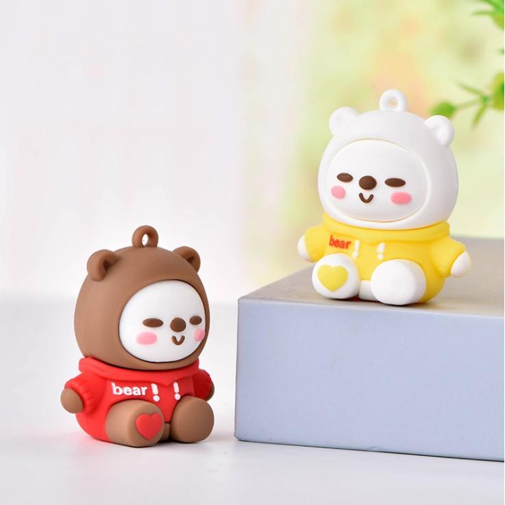 KHO-HN * Búp bê hình Gấu cute cho các bạn làm Jibbitz, móc khóa, DIY