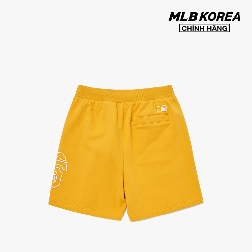 MLB - Quần shorts lưng thun Basic Big Logo 3ASPB0223