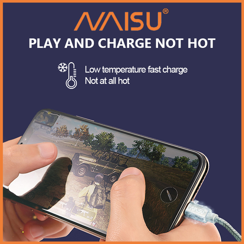Cáp sạc dữ liệu hiệu suất cao, Naisu, tùy chọn, giao diện Android và Type-C, NS-A8 ID – 1815 - Hàng nhập khẩu