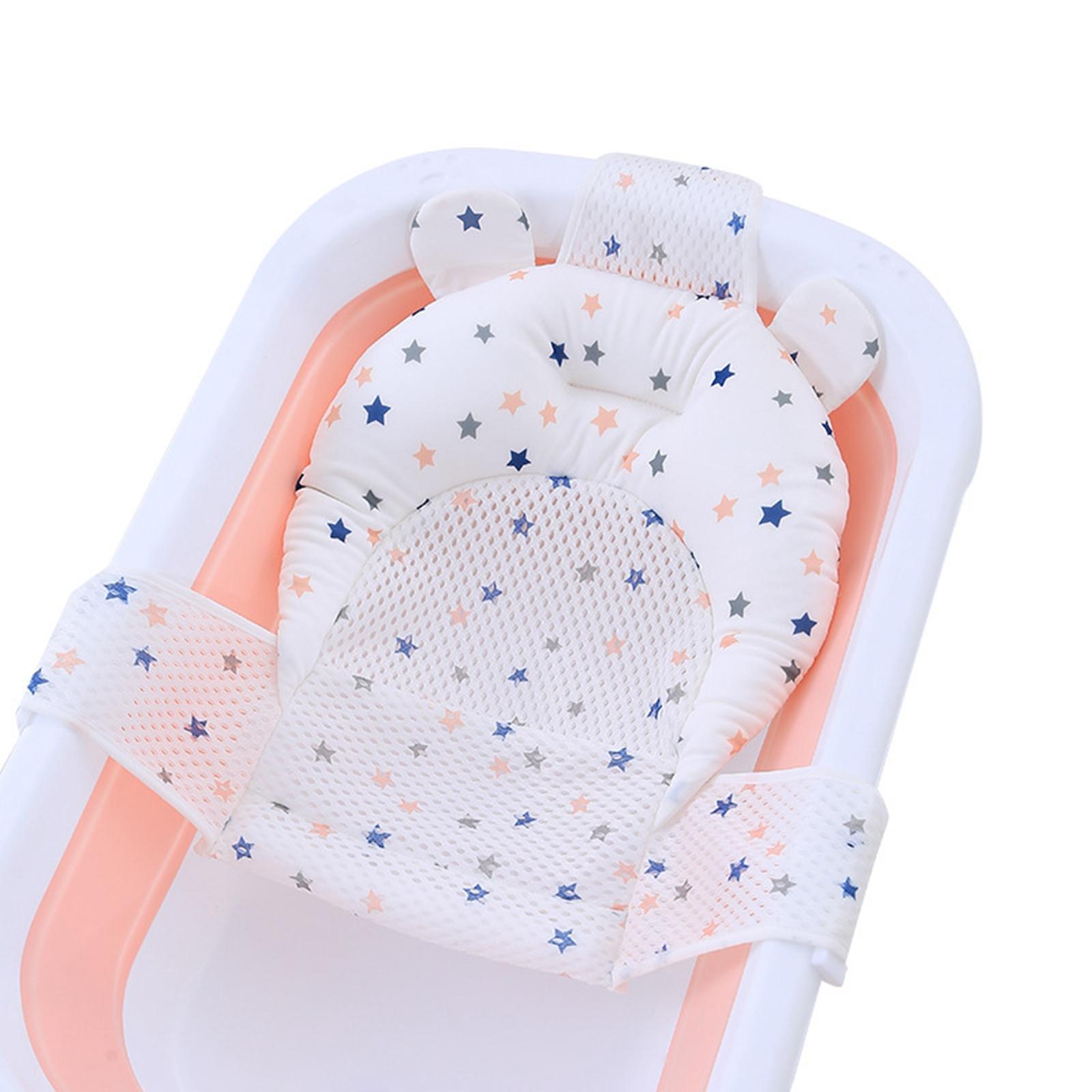 Baby Bath Cushion Pad Infant Bath Support Seat Baby Shower Mat for