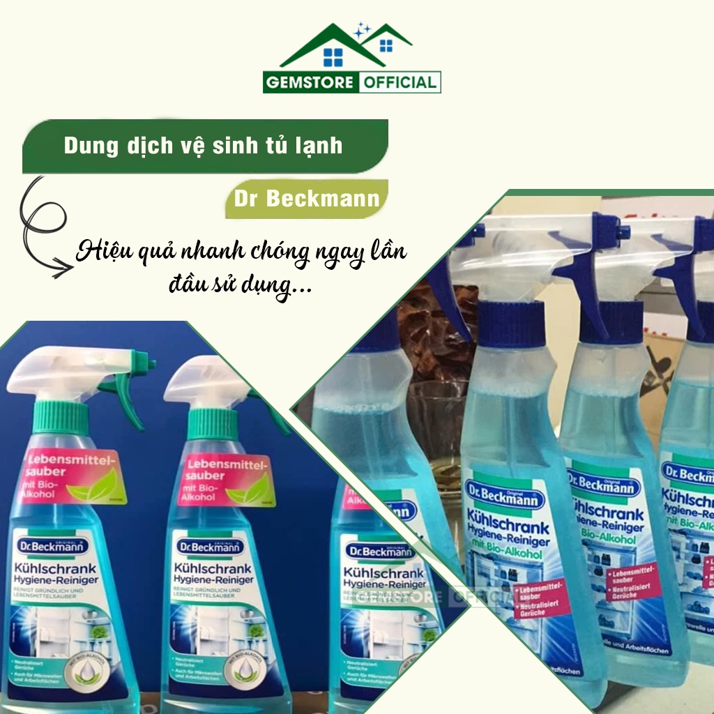 Dung dịch vệ sinh tủ lạnh khử mùi DR.Beckmann