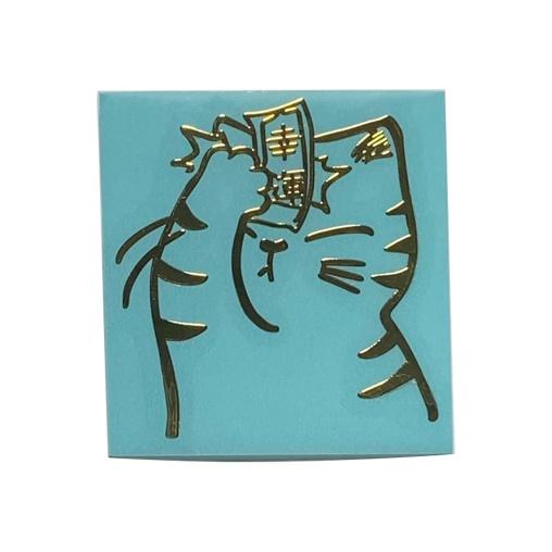 Miếng dán Linh Phù Mèo Maneki Neko Cầu Tài Lộc May Mắn trang trí điện thoại