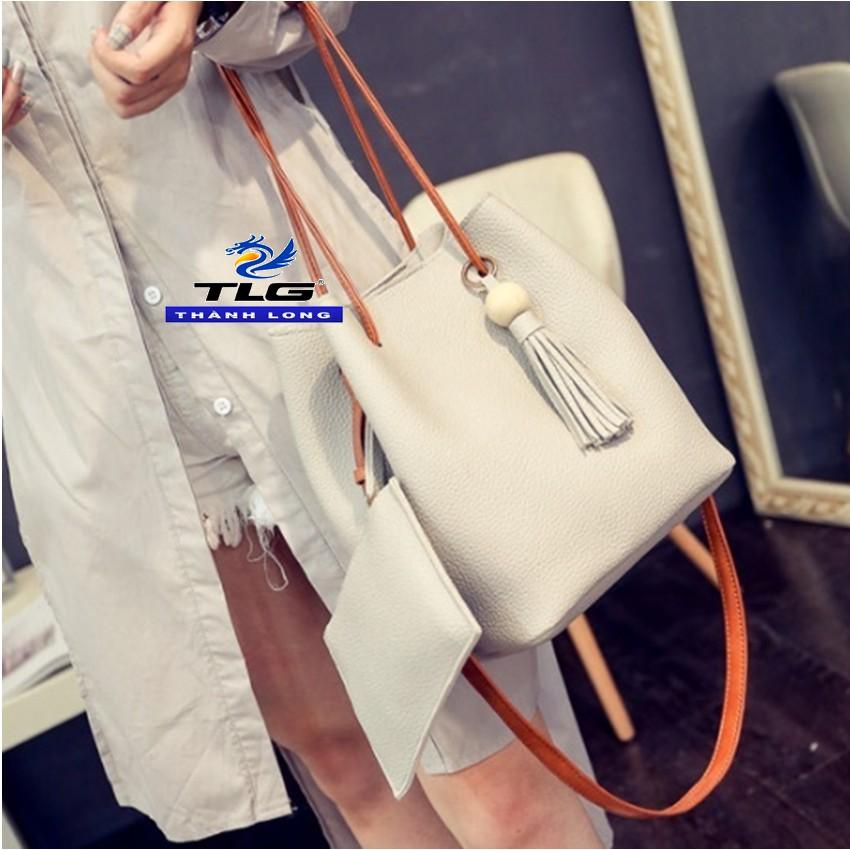 Bộ đôi túi và ví thời trang cao cấp Đồ Da Thành Long TLG 168TU 2